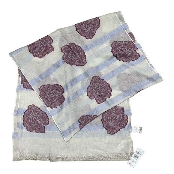 Ann Taylor Loft Floral Scarf NWT - Picture 1 of 5